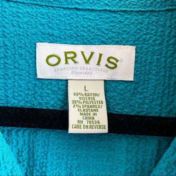 ORVIS Textured Jacket Size Large - Picture 4 of 7